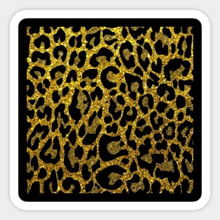 GOLD LEOPARD COLLECTION Sticker